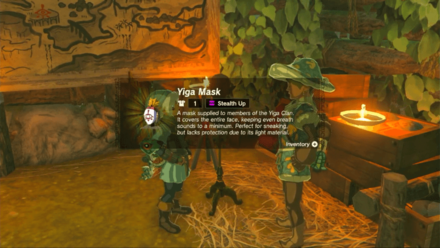 Yiga Mask Location