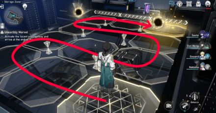 Honkai Star Rail - How Collect Beacon Data in Difficulty 2 Step 4