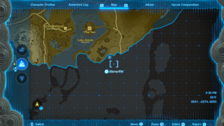 Zelda TotK - Tarrey Town Map