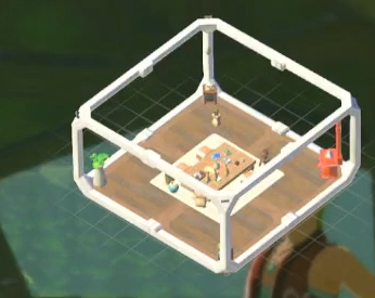 Furnished Square Room