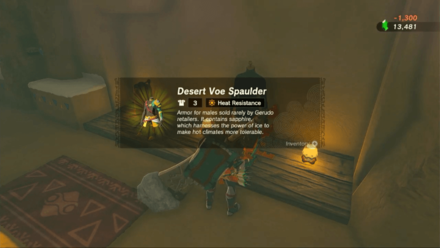 Desert Voe Spaulder Location