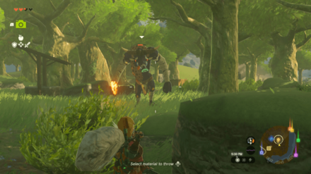 TOTK - An Uninvited Guest Defeat Blue Moblin