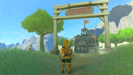 Tears of the Kingdom TOTK - Hateno Village Hateno School