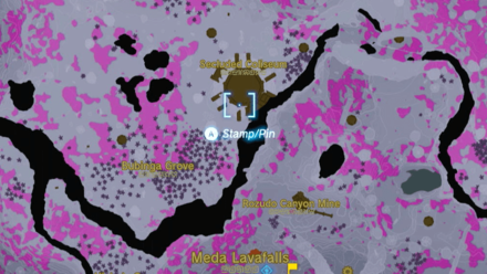 Zelda TotK - Secluded Coliseum Map Image