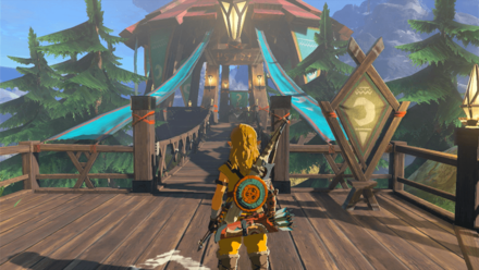 Tears of the Kingdom TOTK - Rito Village Swallow