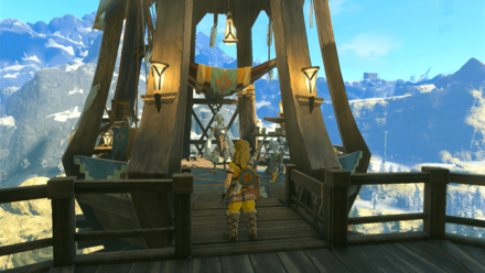 Tears of the Kingdom TOTK - Rito Village Teba