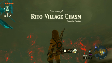Tears of the Kingdom TOTK - Rito Village Rito Village Chasm