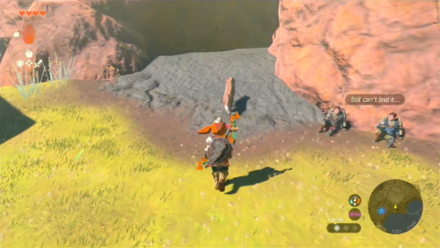 TotK Follow the Dog Inside the Cave