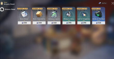 Honkai Star Rail - Purchase Items From Shops
