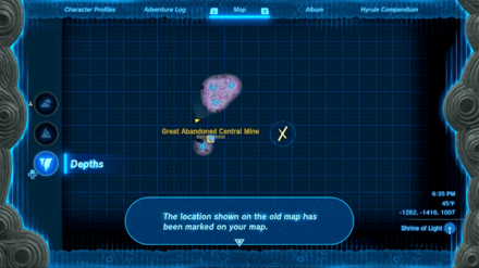 Zelda TotK - Map Marked