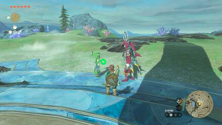 Zelda Tears of the Kingdom TotK - Sidon and Yona in Mipha Court