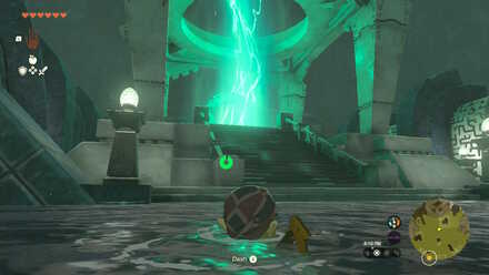 Zelda Tears of the Kingdom TotK - interacting with the light pillar