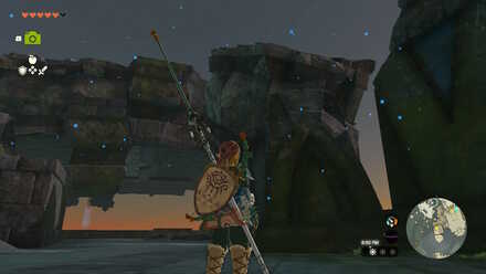 Zelda Tears of the Kingdom TotK - path along the walls