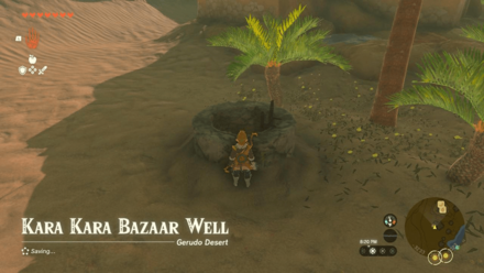 Kara Kara Bazaar Well Entrance Overworld Image