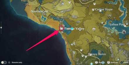 Genshin - Trails in Tianqiu Quest Location