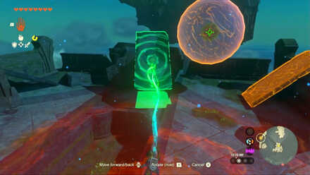 Zelda Tears of the Kingdom TotK - slanted slab to redirect the water orbs