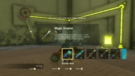 Zelda TOTK Mogawak Shrine Chest 2 Contents