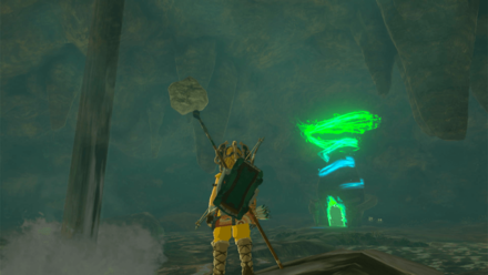 Lake Hylia Whirlpool Cave Entrance Overworld Image