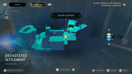 Fallen Order - Devastated Remains Map Image