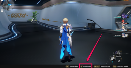 Honkai Star Rail - Navigation Button