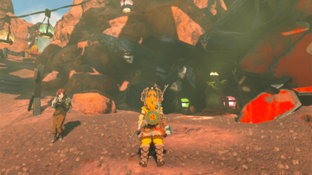 Tears of the Kingdom TOTK - Goron City Goddess Statue