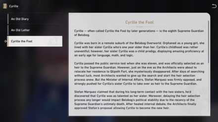 Honkai Star Rail - Vessel of Mediocrity Part 3 Cyrille the Fool Readable Reward