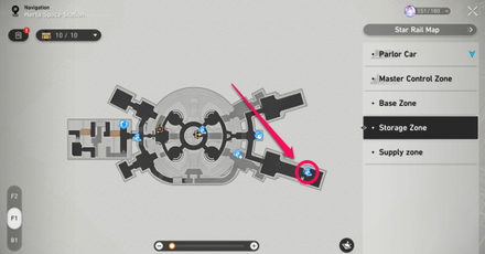 Honkai Star Rail - Map Screen