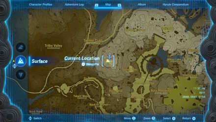 Zelda Tears of the Kingdom TotK - Climbing Boots Map Location