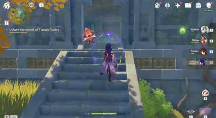 Genshin - Solve Torch Fire Puzzle 1