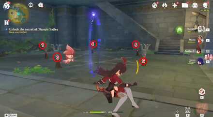 Genshin - Solve Torch Fire Puzzle 3