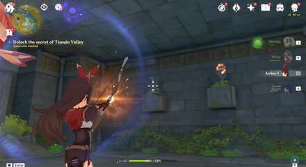 Genshin - Solve Torch Fire Puzzle 4