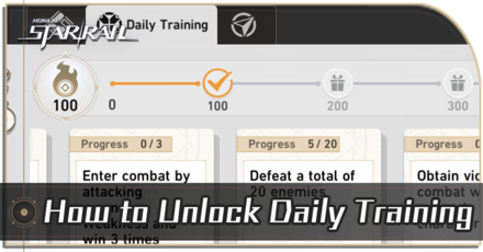 Honkai Star Rail - How to Unlock Daily Training