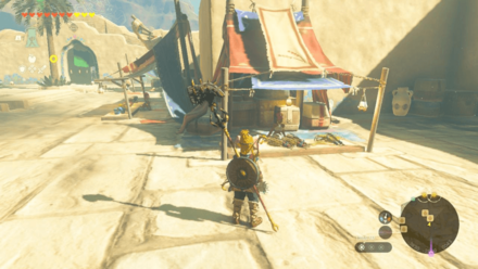 Tears of the Kingdom TOTK - Gerudo Town Cooking Ingredients Stall
