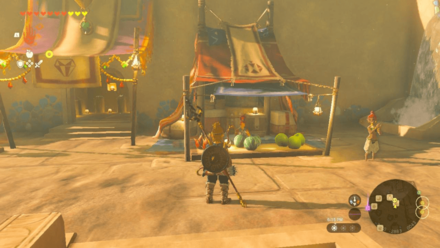Tears of the Kingdom TOTK - Gerudo Town Fruit Stall