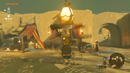 Tears of the Kingdom TOTK - Gerudo Town Hotel Oasis