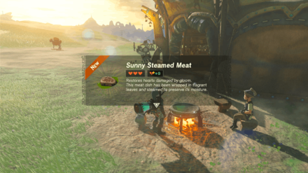 Zelda TotK - Use a Sundelion in Dishes