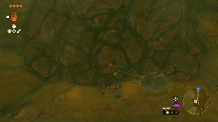 TotK Destroy the Breakable Rocks