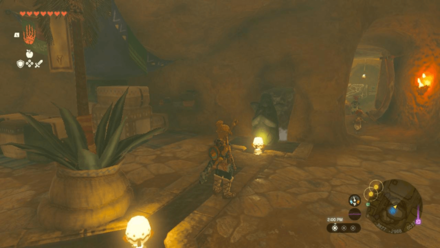 Tears of the Kingdom TOTK - Gerudo Town Gerudo Shelter Goddess Statue