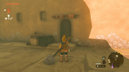 Tears of the Kingdom - Remove the Crate Blocking the Door