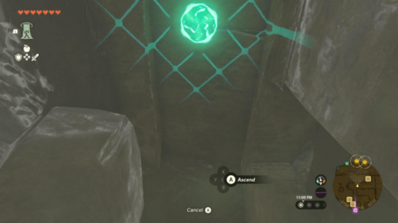 Tears of the Kingdom - Ascend Up the Stone Ceiling