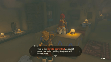 Tears of the Kingdom - Gerudo Secret Club Unlocked