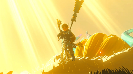 Zelda TotK - The Light Dragon Master Sword