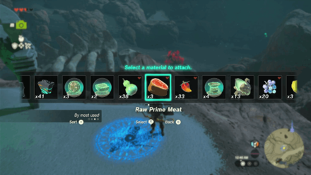 Zelda TotK - How to Duplicate Materials Step 3