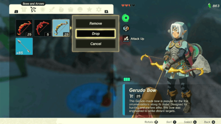 Zelda TotK - How to Duplicate Materials Step 5