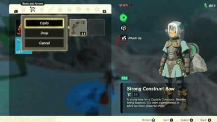 Zelda TotK - How to Duplicate Materials Step 6