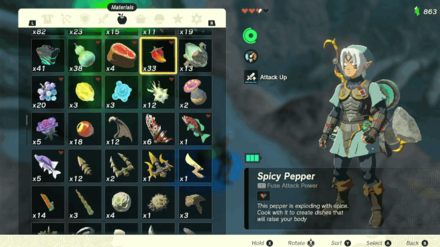 Zelda TotK - How to Duplicate Materials Step 9