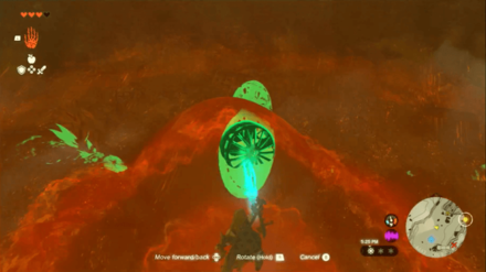 TotK Lifting up the Fan