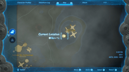 Zelda Tears of the Kingdom TotK - Zonaite Waistguard Map Location