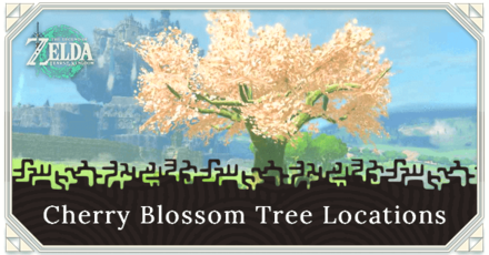Zelda TotK - Satori Cherry Blossom Tree Locations and Guide