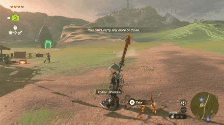 Zelda TotK - How to Duplicate Bows and Shields Step 9